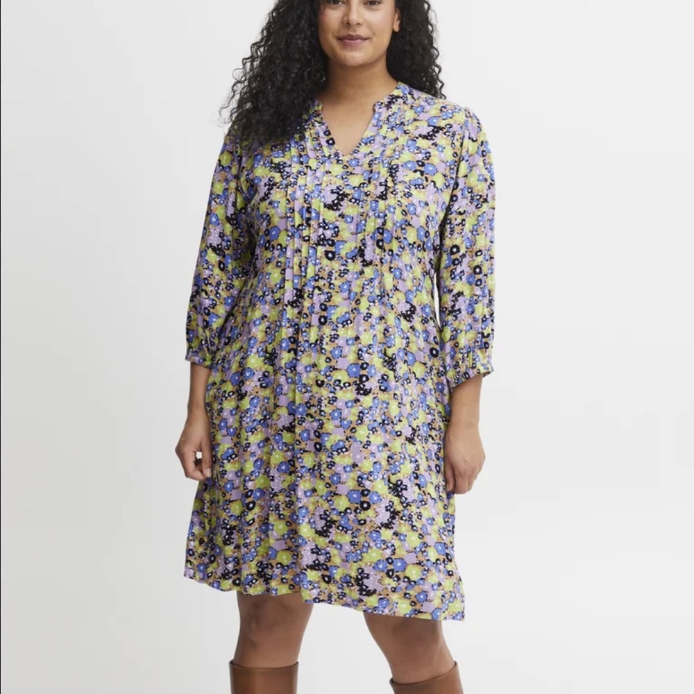 Fransa Floral Print Women's Dress